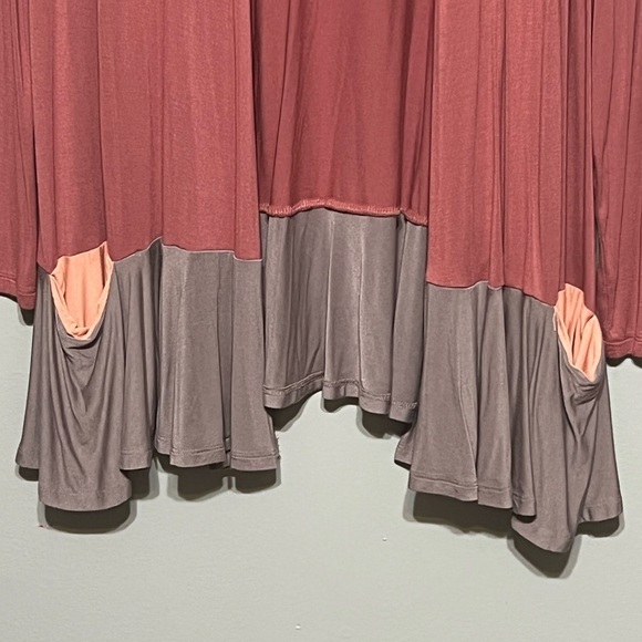 Lori Goldstein LOGO Color-Block Open Front Cardigan W/Contrast Pockets Small - Picture 8 of 11